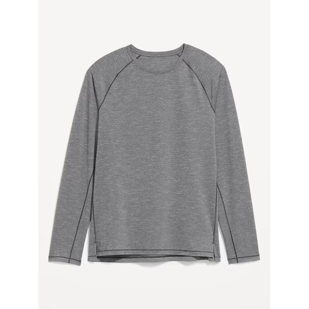 Old Navy Men's‎ Long Sleeve Performance Vent T-Shirt - Dark Gray - XXXL Tall
